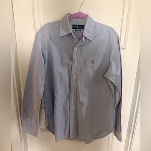 Polo by Ralph Lauren Men's Light Blue Button Down Oxford Shirt